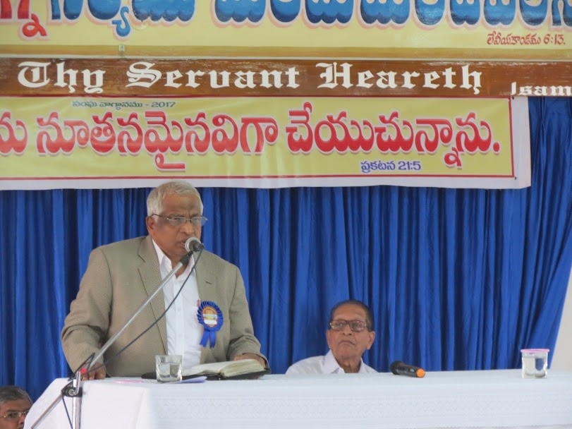 Brother Kurian and Brother Timothy at Zion Prayer House Poranki | Hebron Church | Hebron Fellowship Vijayawada